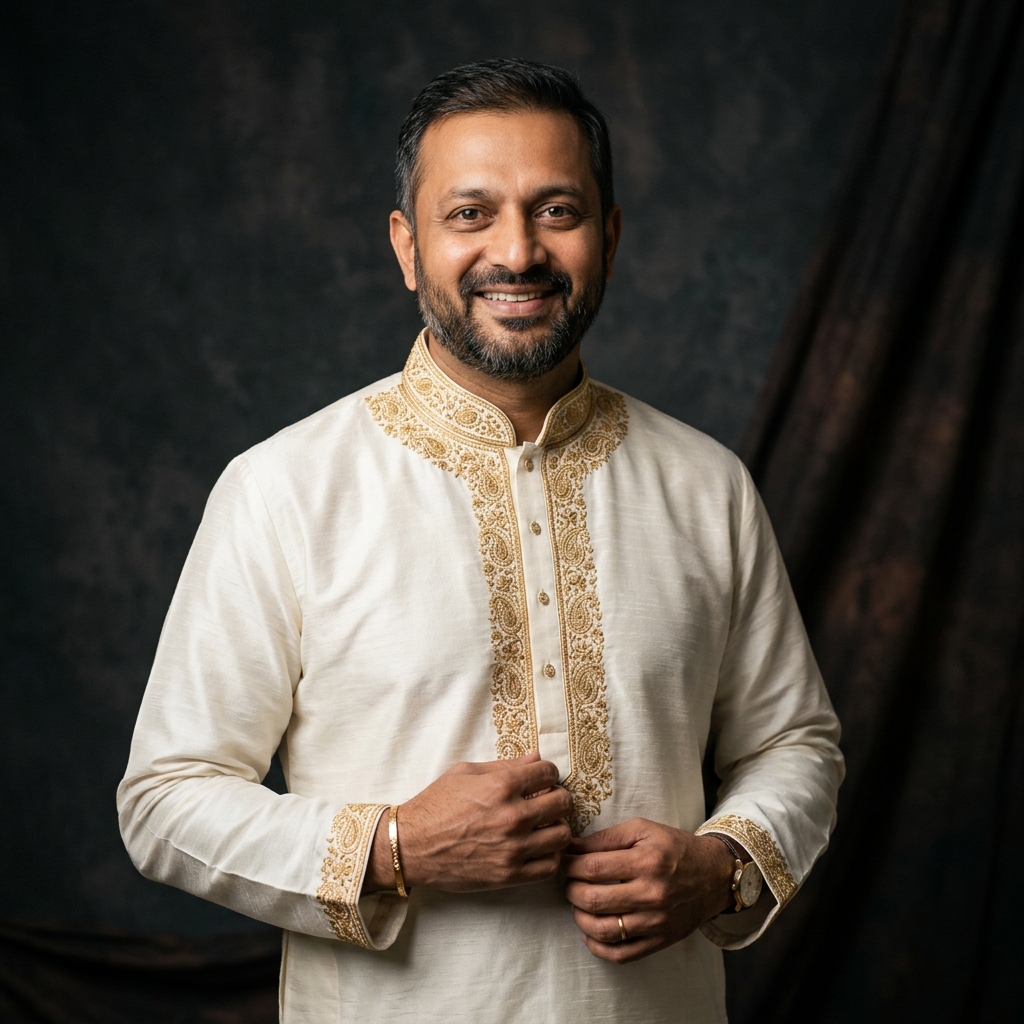 Classic White & Gold Puja Combo